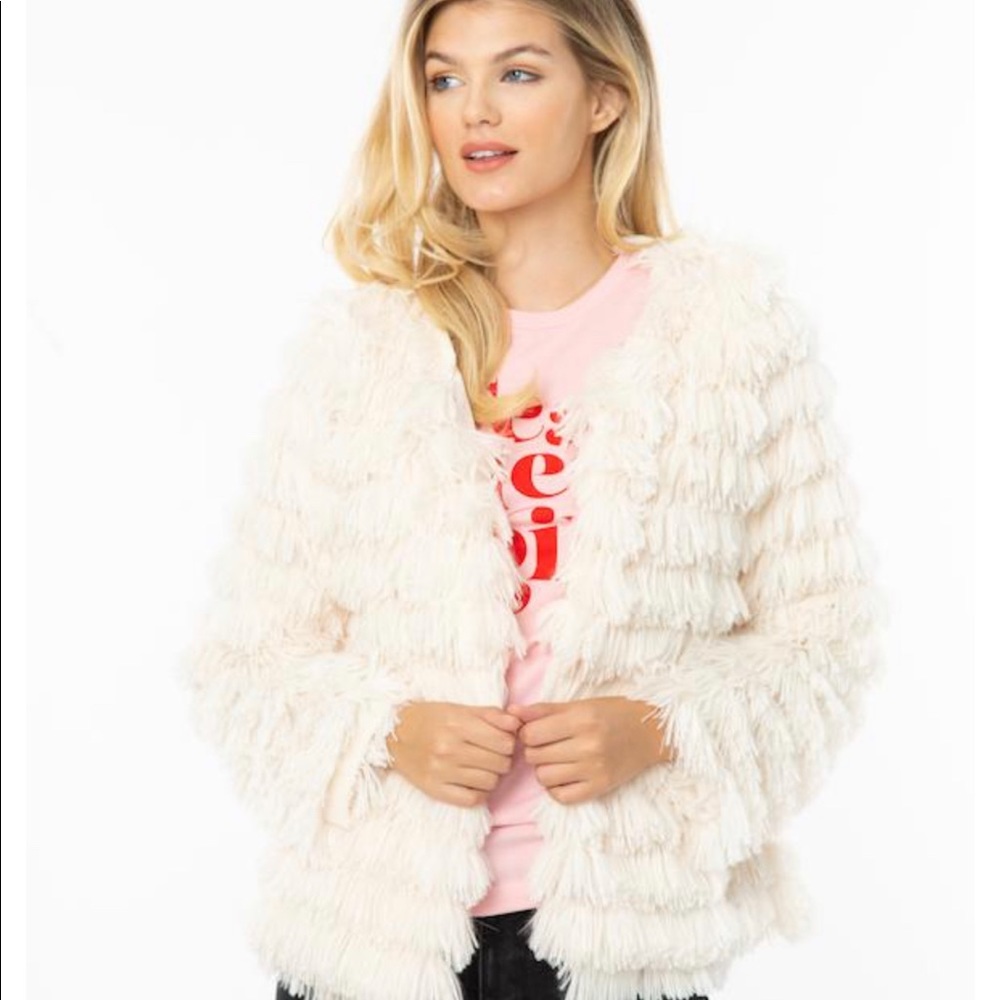 Skylar Yoo Fashion Fringe Jacket NWT